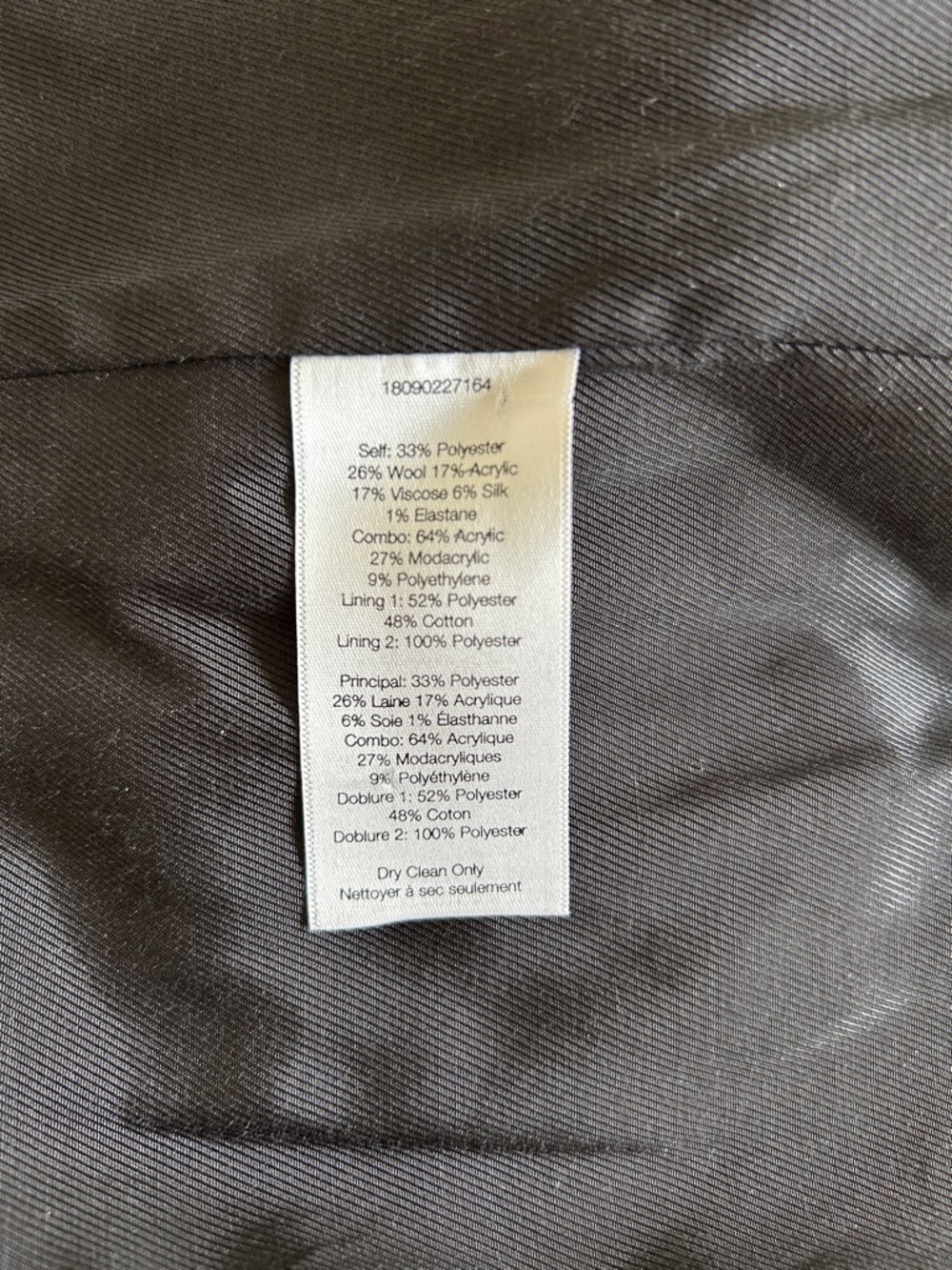 Veronica Beard Gray Cropped Wool-Blend Jacket - Picture 4 of 5